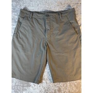 Oakley Golf Shorts Mens 32 Gray Performance Stretch Athletic Casual Logo
